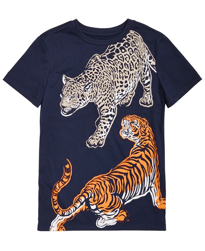 Epic Threads Big Boys Dueling Tiger T-Shirt, Created for Macy's ...
