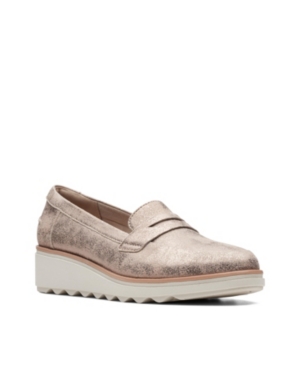 image of Clarks Collection Women-s Sharon Ranch Platform Loafers Women-s Shoes