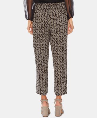 Vince Camuto Plus Size Printed Pull-On Wide-Leg Pants - Macy's
