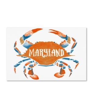 Trademark Global Lantern Press 'crab' Canvas Art In Multi