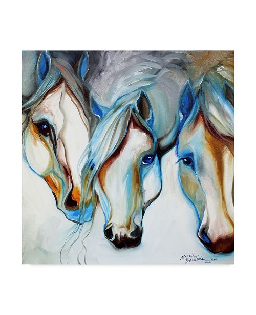 Trademark Global Marcia Baldwin 3 Nobles Equine Abstract Canvas Art 14 X 14 Reviews All Wall Decor Home Decor Macy S