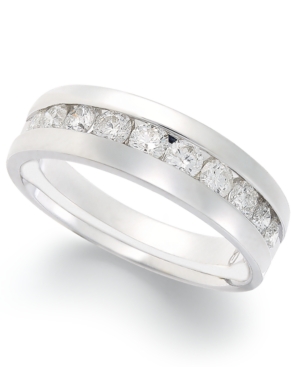 Diamond Band Ring in 14k White Gold (1 ct. t.w.)
