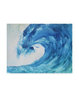 Trademark Global Marietta Cohen Art And Design 'wave Nautical 1' Canvas Art In Multi