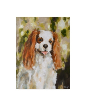 Trademark Global Solveiga 'cavalier King Charles Abstract' Canvas Art In Multi