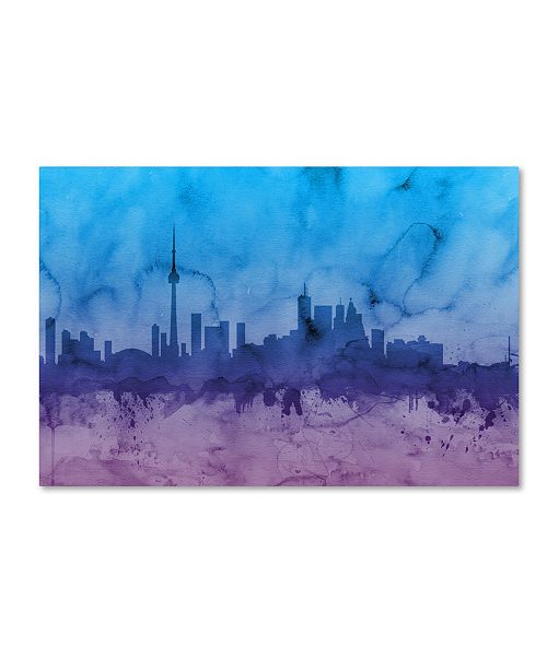 Trademark Global Michael Tompsett Toronto Canada Skyline Ii