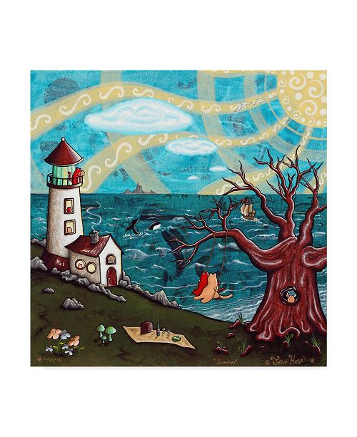 Trademark Global Jake Hose 'Summer' Canvas Art 35" x 35" & Reviews