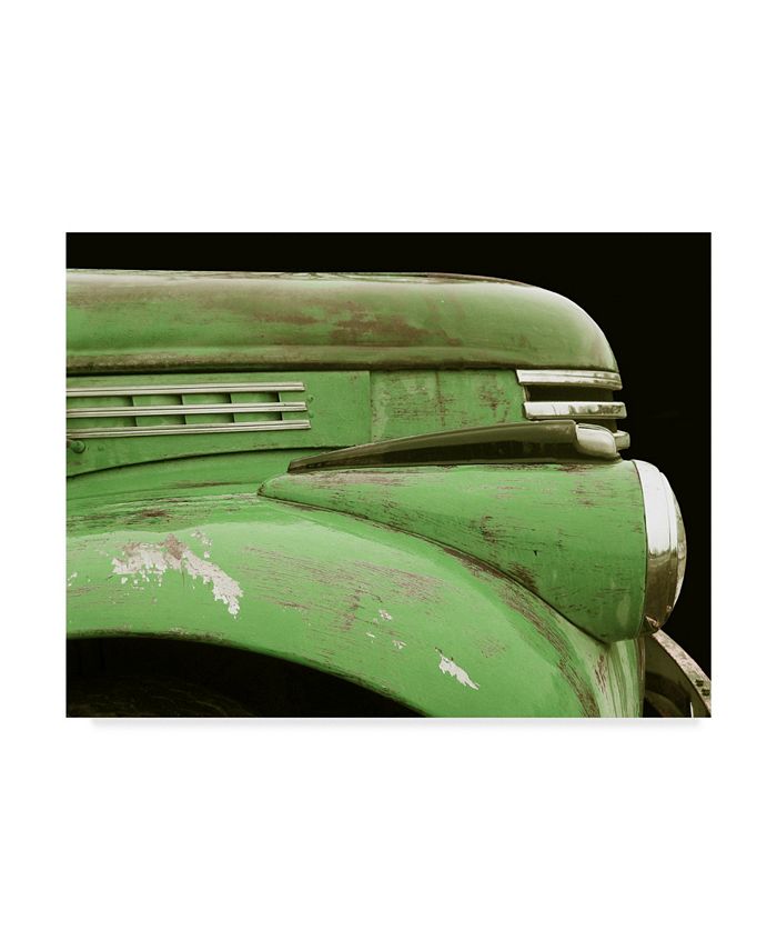 Trademark Global Larry Hunter 'Chevy Streamline Apple Green' Canvas Art