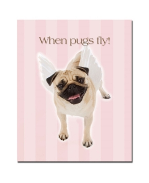Gifty Idea Greeting Cards and Such! 'Pug Angel' Canvas Art - 32" x 26"