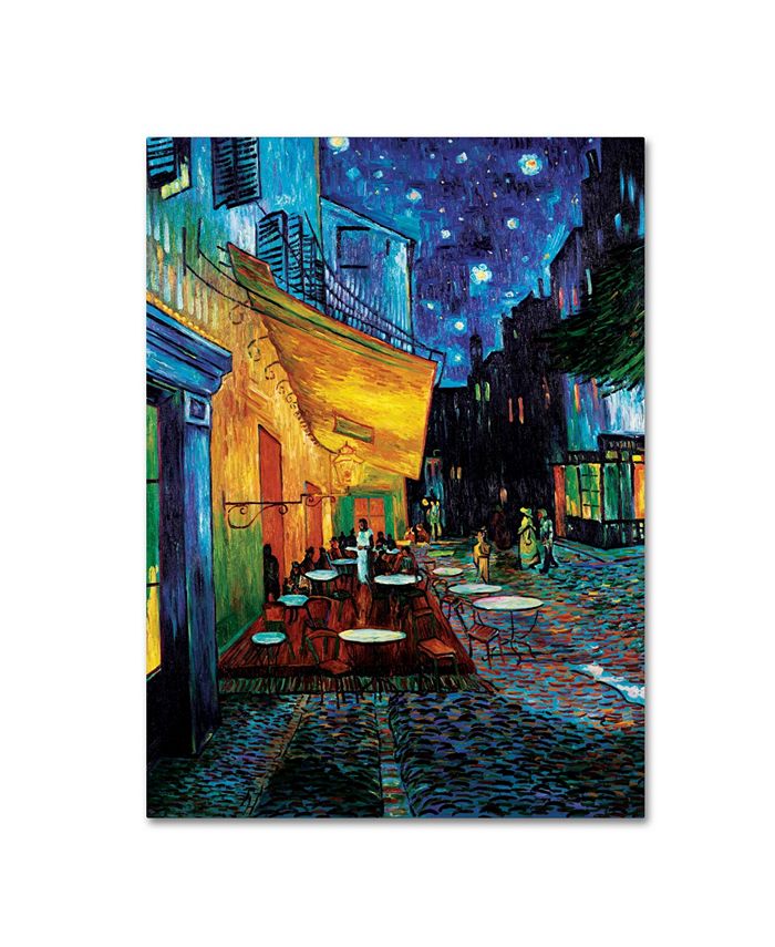 Trademark Global Vincent van Gogh 'Cafe Terrace' Canvas Art - 21