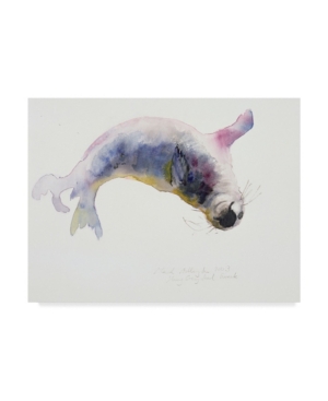 Trademark Global Mark Adlington 'young Grey Seal' Canvas Art In Multi