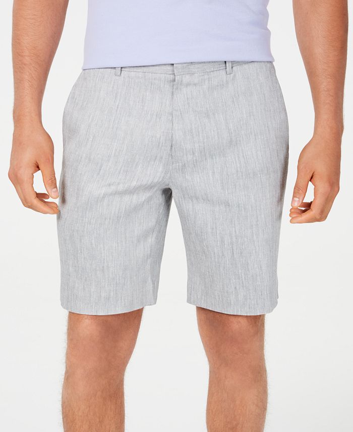Alfani Men's Stretch Linen Shorts, Created for Macy's - Macy's