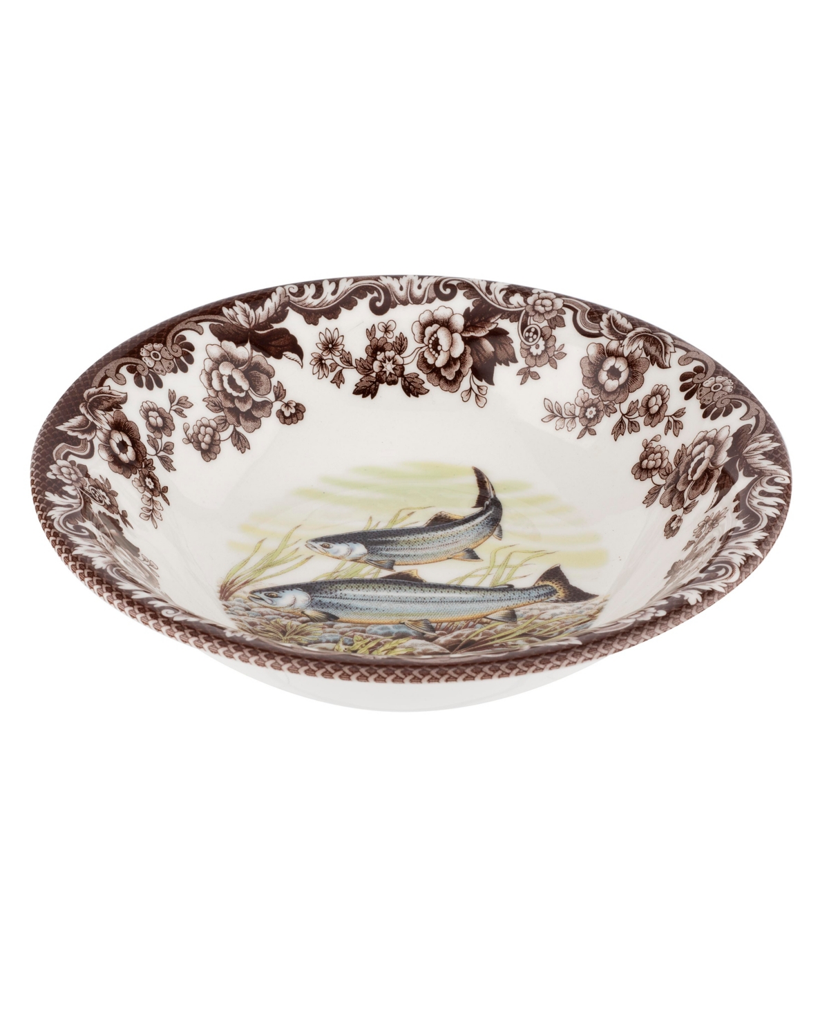Woodland King Salmon Ascot Cereal Bowl - Brown