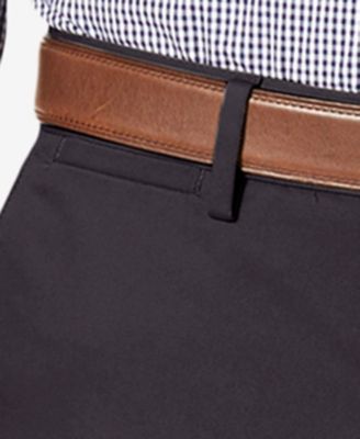 Men's Signature Lux Cotton Athletic Fit Stretch Khaki Pants 