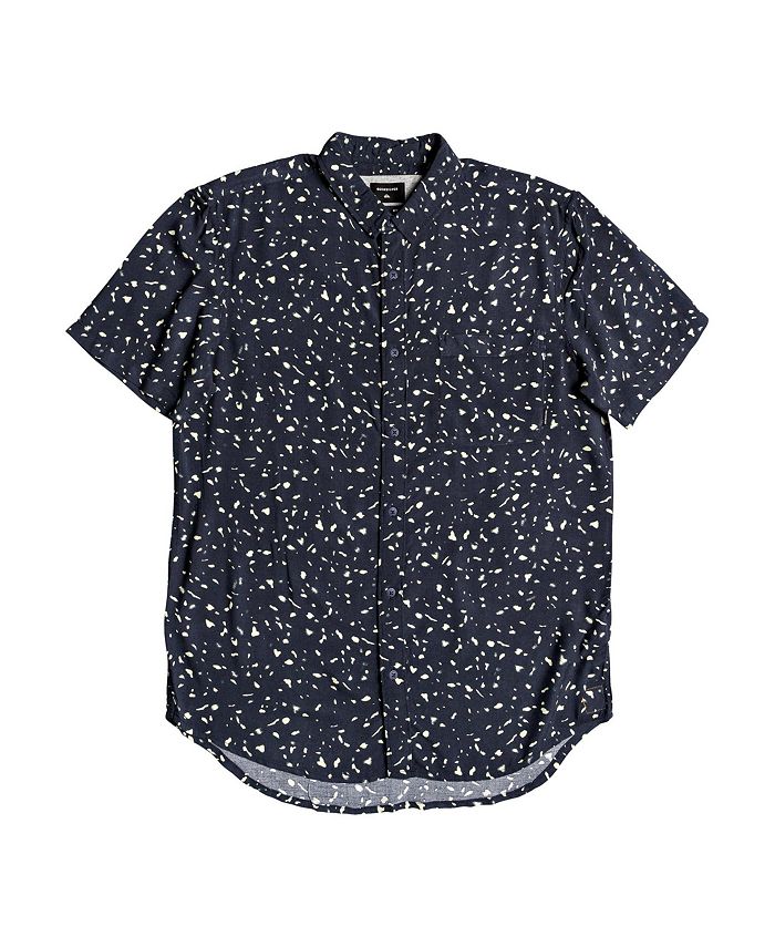 Quiksilver Men's Fluid Geometric Short Sleeve Shirt - Macy's