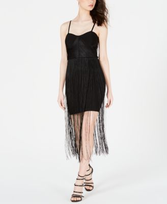 macy's fringe dress