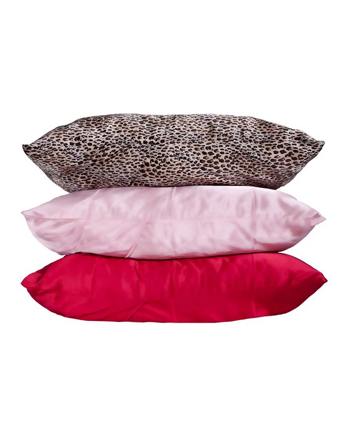 Morning Glamour Satin Standard Solid Pillowcases 2 Pack Macy's
