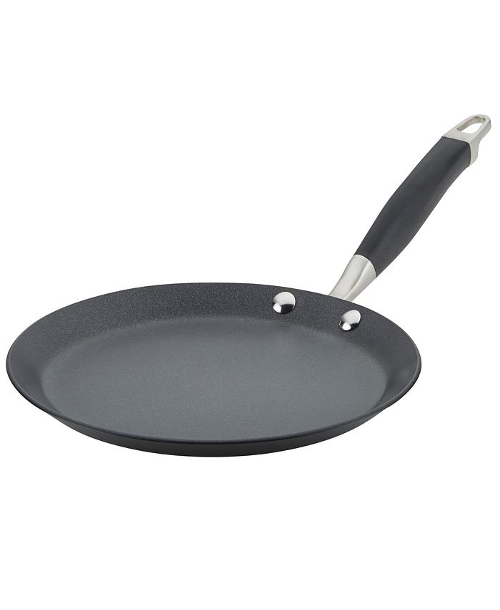 Tredoni 8.5 Crepe Pan Non-Stick Aluminum Pancake Frypan, Black (8.5 inch = 22 cm)