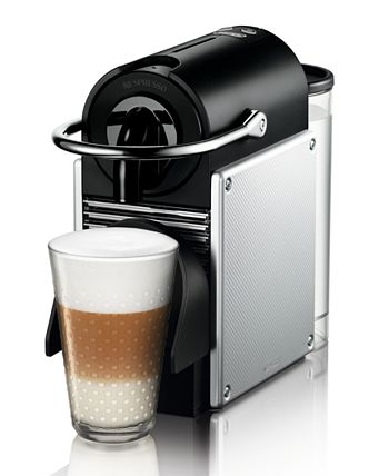 Nespresso Pixie Espresso Machine by De'Longhi with Aeroccino Aluminum