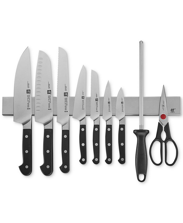 Cuisinart Pro Series 10-piece German Steel Knife Set with Blade