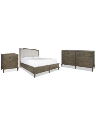 Playlist Bedroom Furniture 3-Pc Set (Queen Bed, Nightstand & Dresser ...