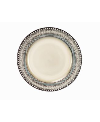 Lorren Home Trends 16 Piece Glazed Dinnerware