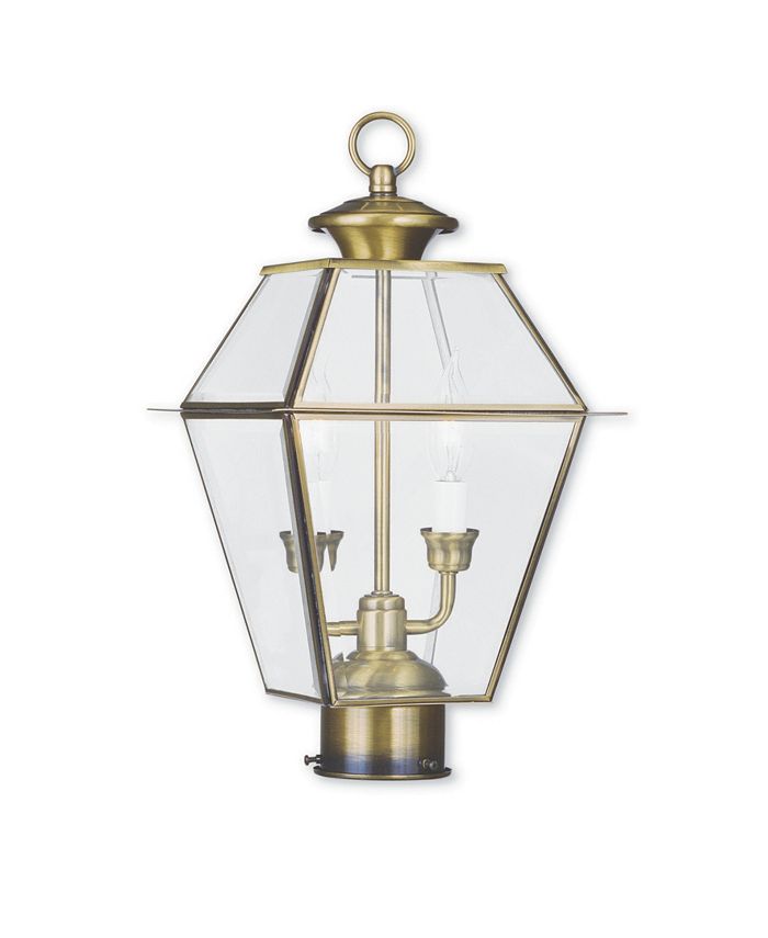 Livex - Westover 2-Light Outdoor Post Lantern