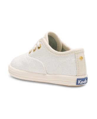 little kid's keds x kate spade new york champion glitter crib sneaker