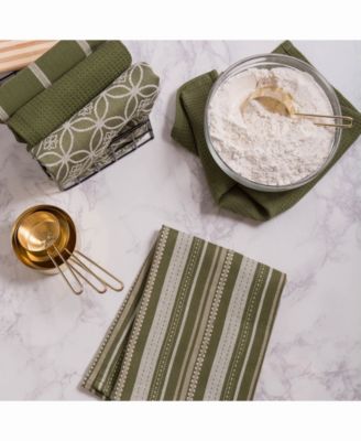 Assorted Dishtowel and Dishcloth, Set of 5