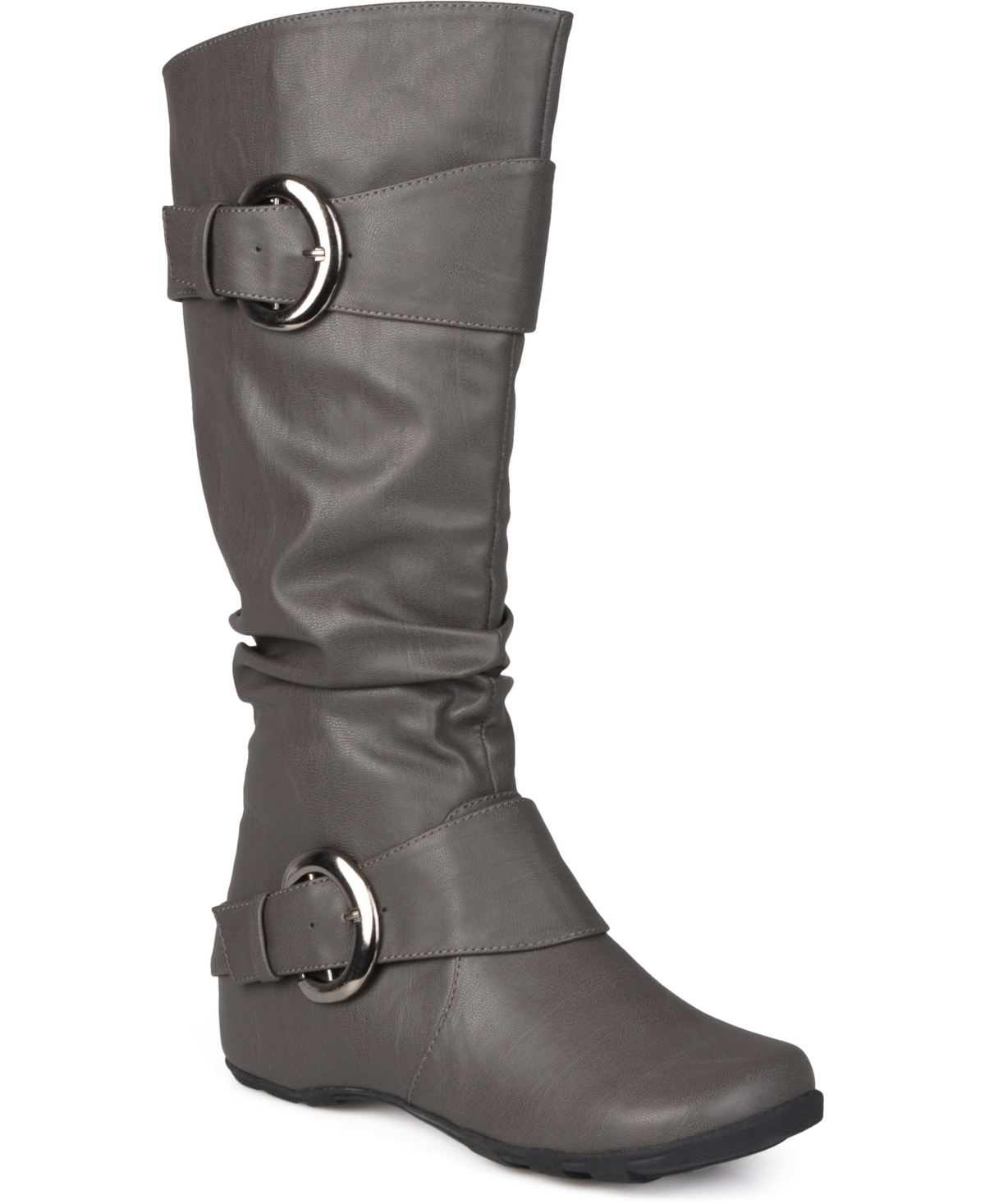 Journee Collection Journee Women's Extra Wide Calf Paris Boot In Gray