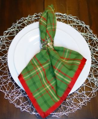 Woven Paper Round Placemat, Set of 6