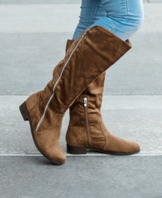 comfortable wide calf boots