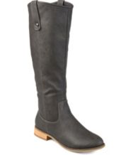 Macys womens grey boots shop