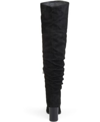 Women's Kaison Stacked Heel Over The Knee Boots