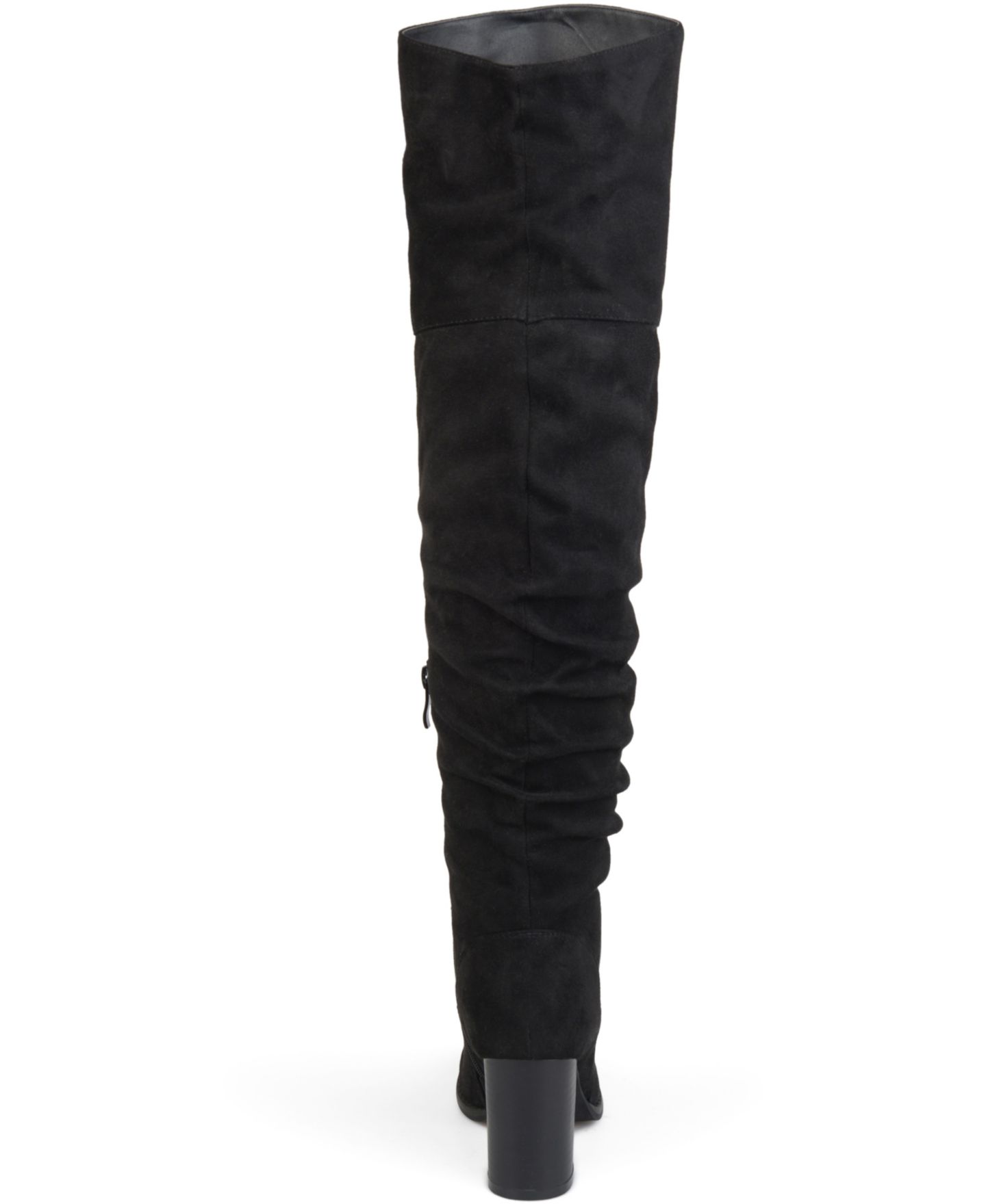 Женские ботинки Journee Collection Kaison Slouchy Over The Knee Boots, Regular, Wide Calf, & Extra Wide Calf, цвет: Чёрный — фото 5