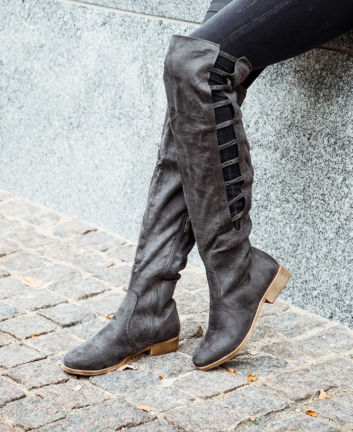 Journee collection pitch over the knee boot hot sale