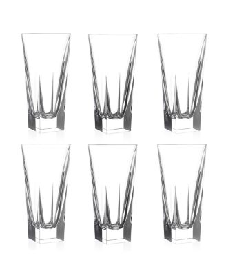 RCR Fusion Crystal Highball Glass set of 6