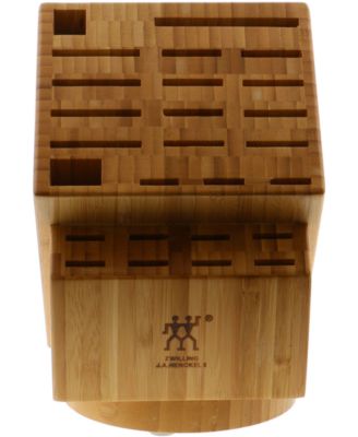 J.A. Henckels Bamboo 26-Slot Swivel Knife Block