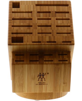 Zwilling - J.A. Henckels Bamboo 26-Slot Swivel Knife Block