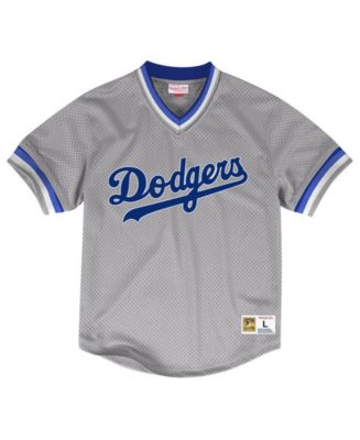 Mitchell & Ness Men's Los Angeles Dodgers Mesh V-Neck Jersey - Macy's