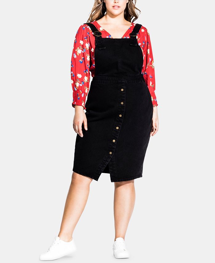City chic hotsell pinafore dress