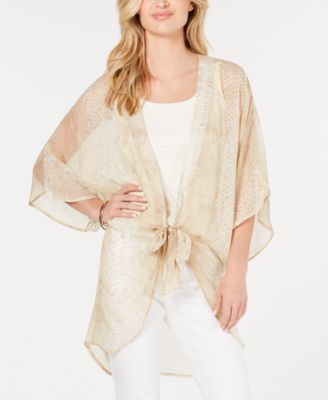 INC International Concepts - Snake-Print Kimono
