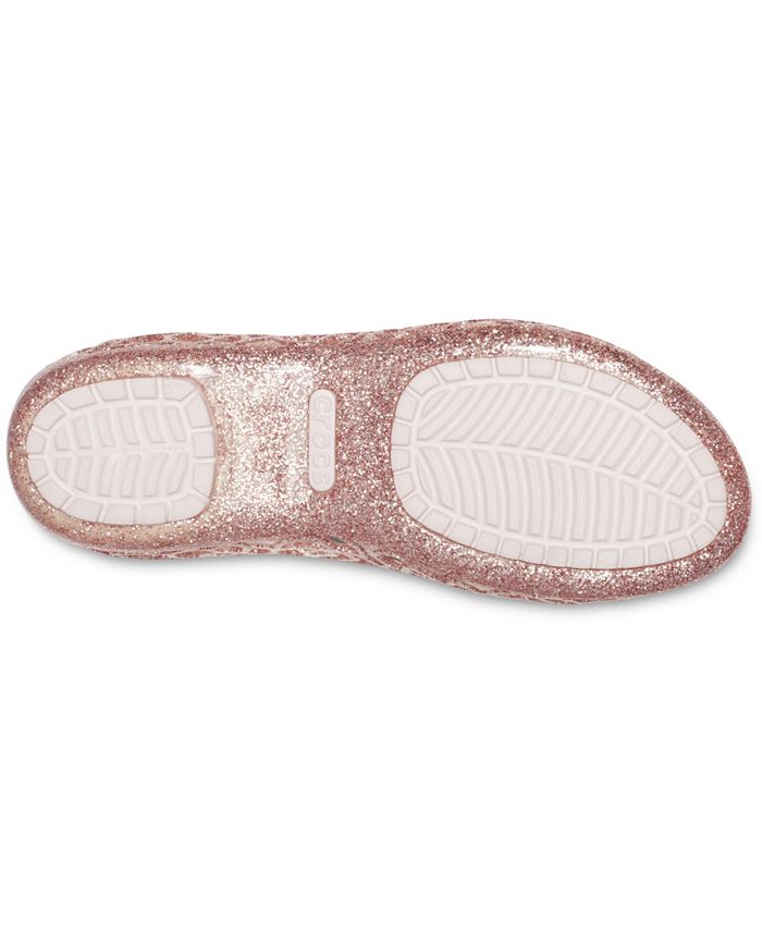 Crocs Little & Big Girls Isabella Glitter Flat Macy's