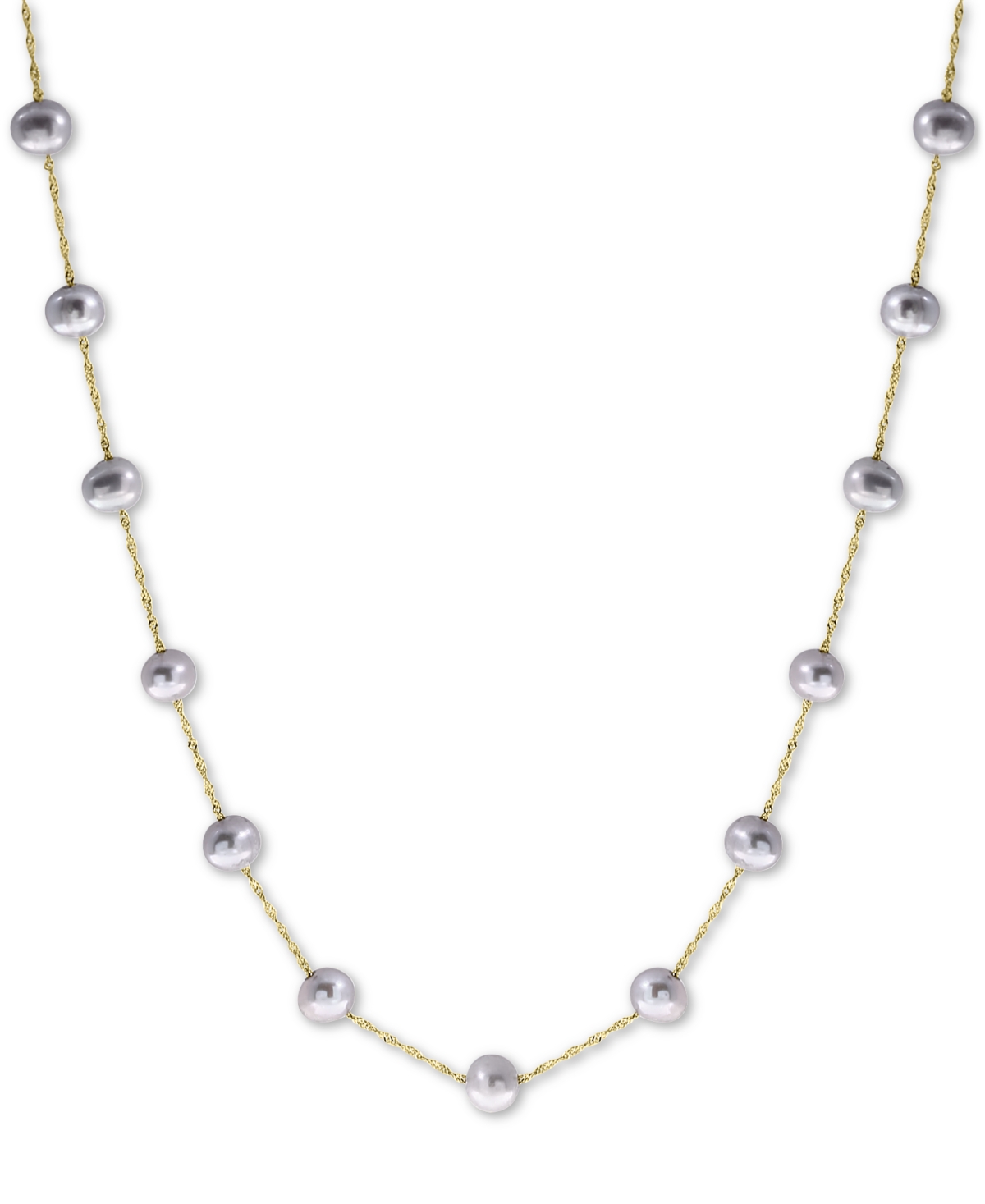 Effy Gray Cultured Freshwater Pearl (5-1/2mm) 18
