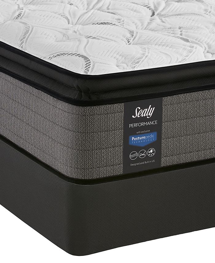 Sealy posturepedic plus shore drive 14 plush euro shop pillowtop mattress