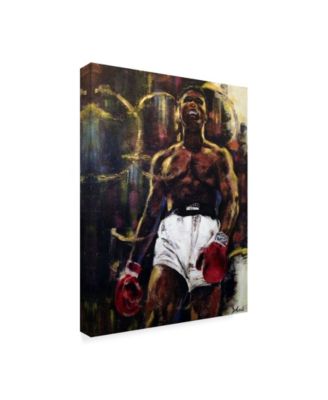 Gregg Degroat 'Muhammad Ali' Canvas Art - 18" x 24"