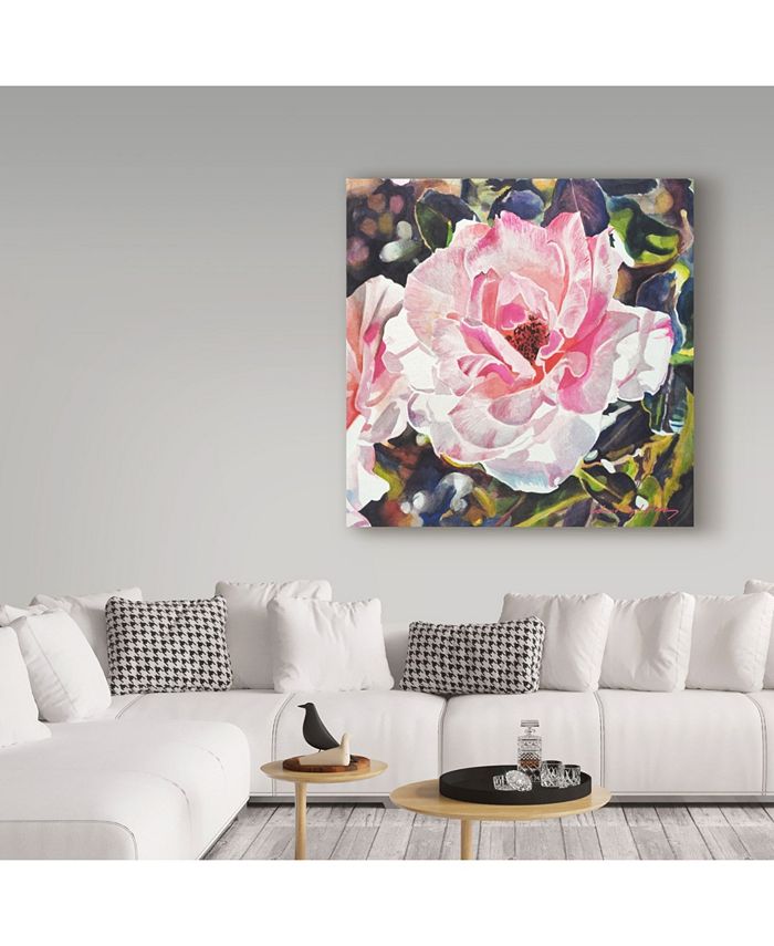 Trademark Global David Lloyd Glover 'Renaissance Rose Blossom' Canvas ...