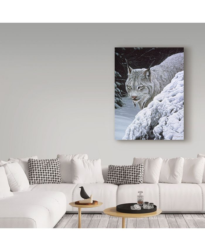 Trademark Global Ron Parker 'Behind The Hemlock Lynx' Canvas Art - 35 ...