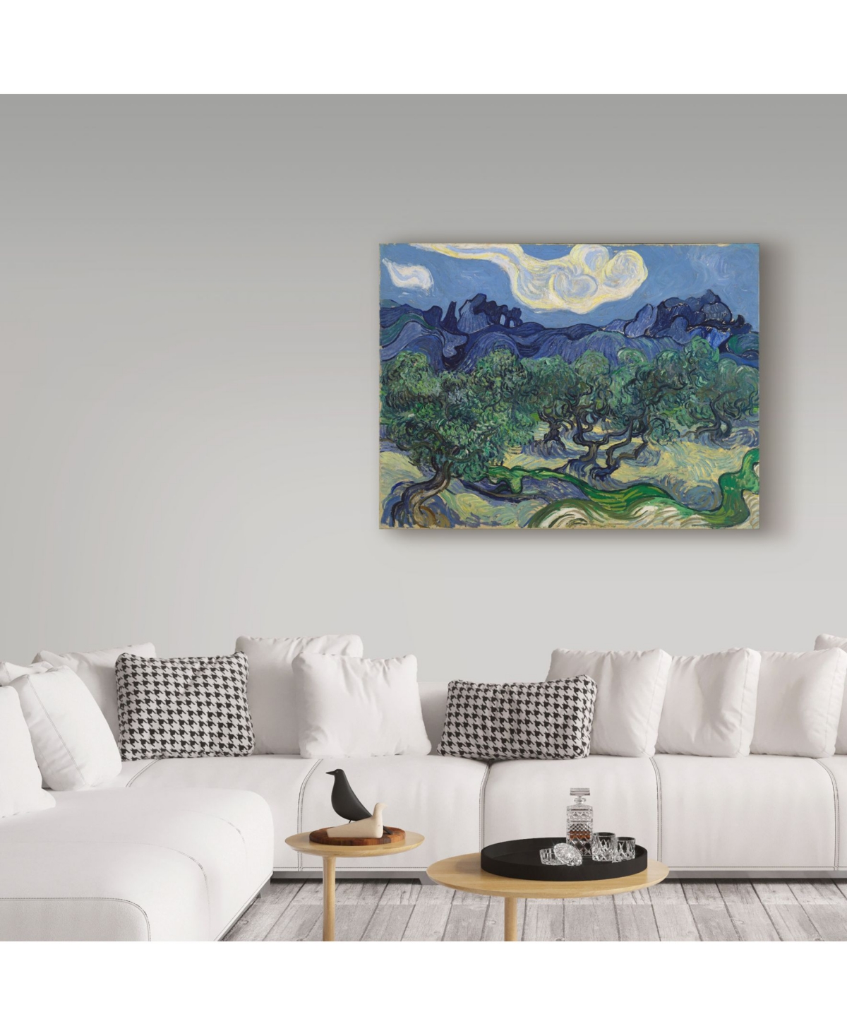 Vincent Van Gogh 'The Olive Trees' Canvas Art -