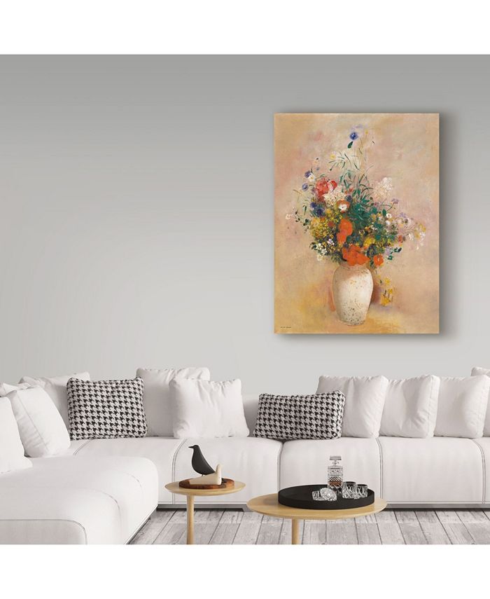 Trademark Global Odilon Redon 'Vase Of Flowers' Canvas Art - 19