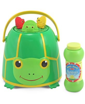Melissa and Doug - Kids Toys, Tootle Turtle Bubble Bucket